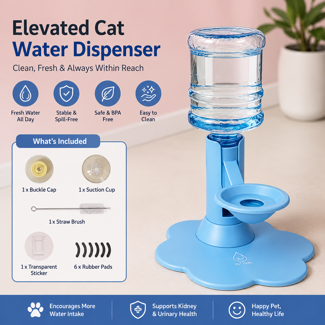 Gravity Pet Water Dispenser